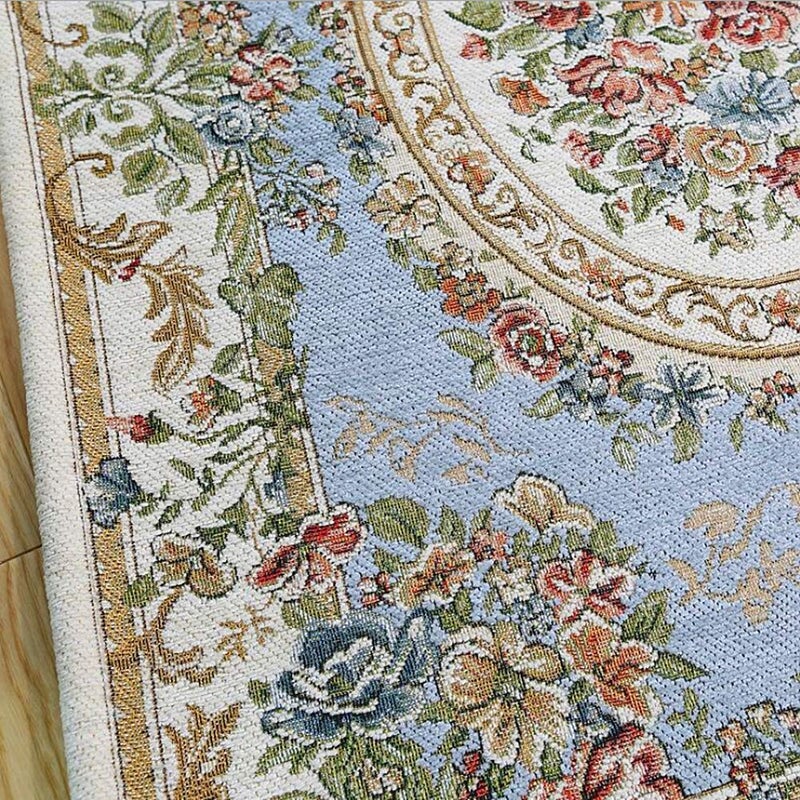 UKELER Royal Collection New Traditional Oriental Area Rug Carpet (35.4''x55'', Country Blue) - Image 2
